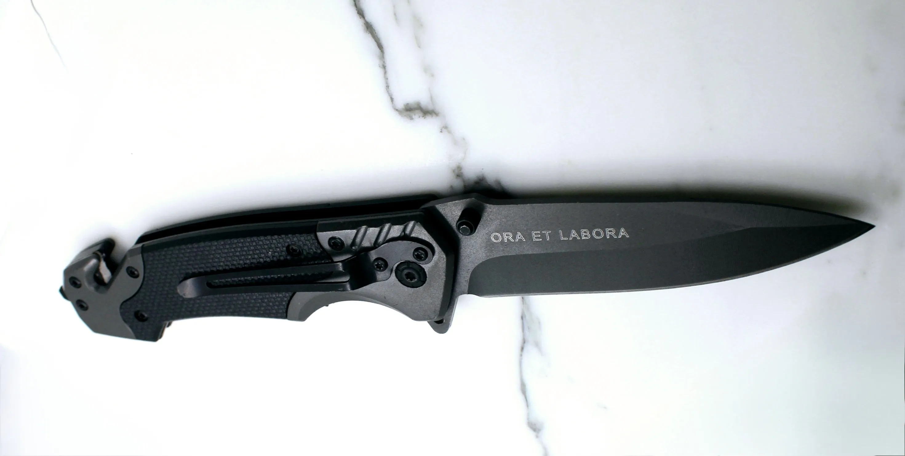 Ora Et Labora Knife