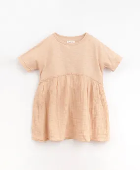 Organic Cotton Woven Frill Dress