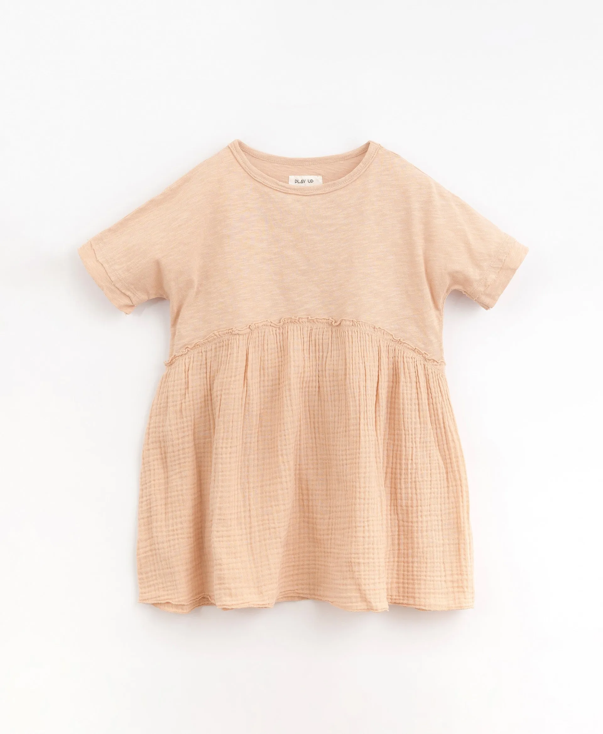 Organic Cotton Woven Frill Dress