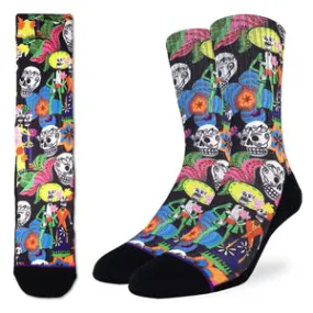 "Catrinos and Catrinas" Active Socks by Good Luck Sock - Large