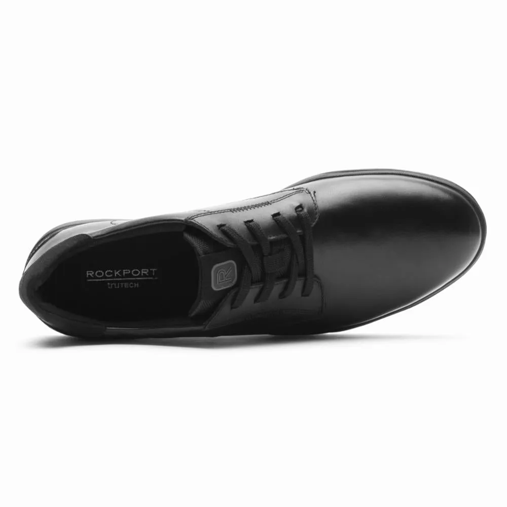 Rockport Men BRONSON PLAINTOE BLACK LEA