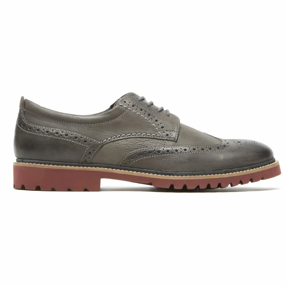 Rockport Men MARSHALL WING TIP CASTLEROCK GREY