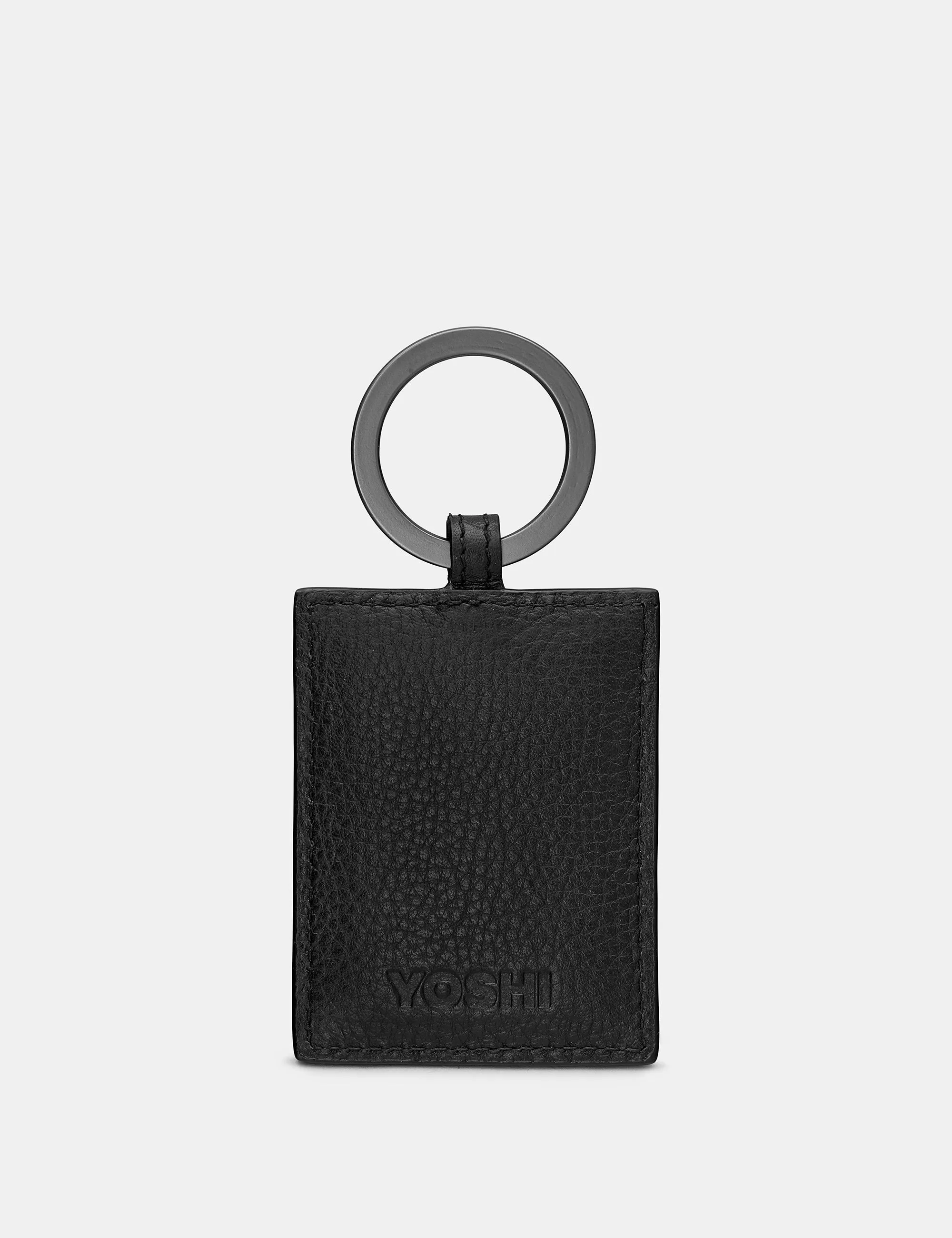 Sci-Fi Bookworm Black Leather Keyring