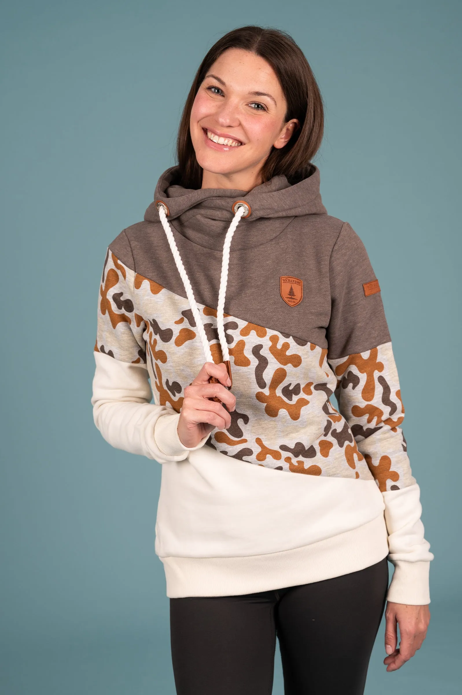 Selene Print Choco Chip Mix Hoodie