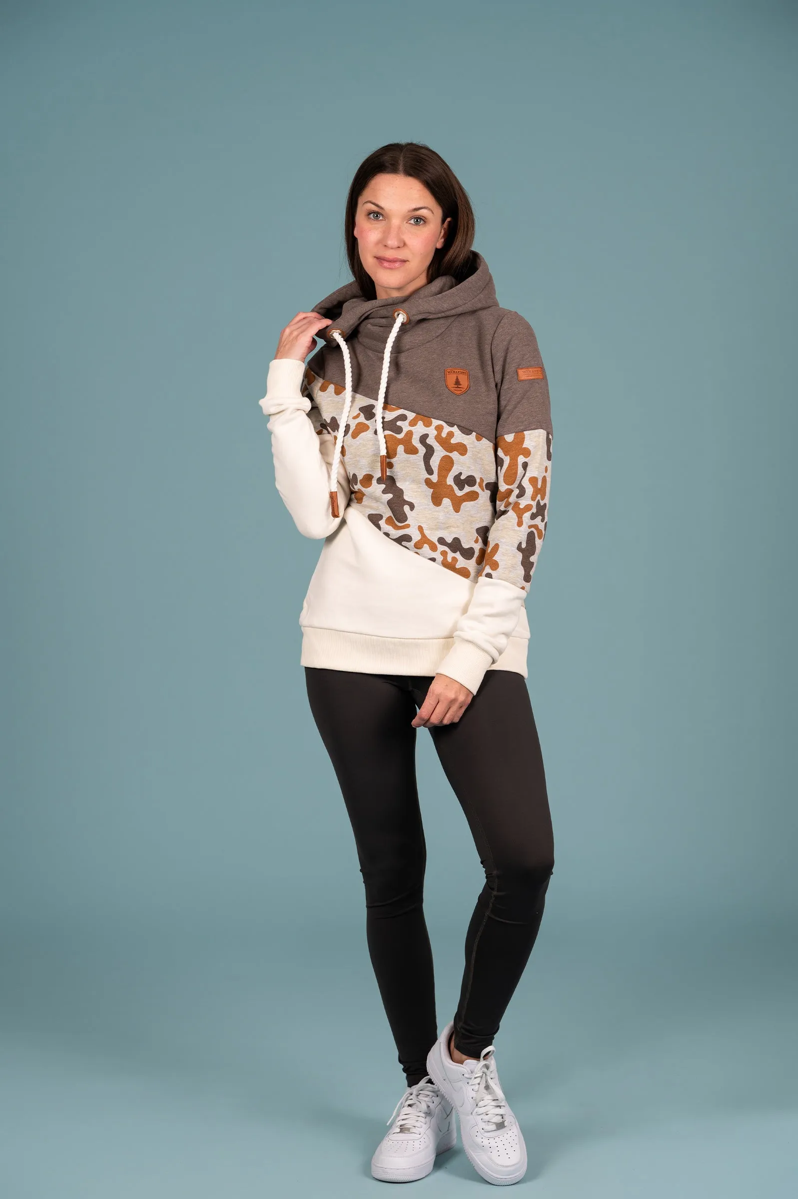 Selene Print Choco Chip Mix Hoodie