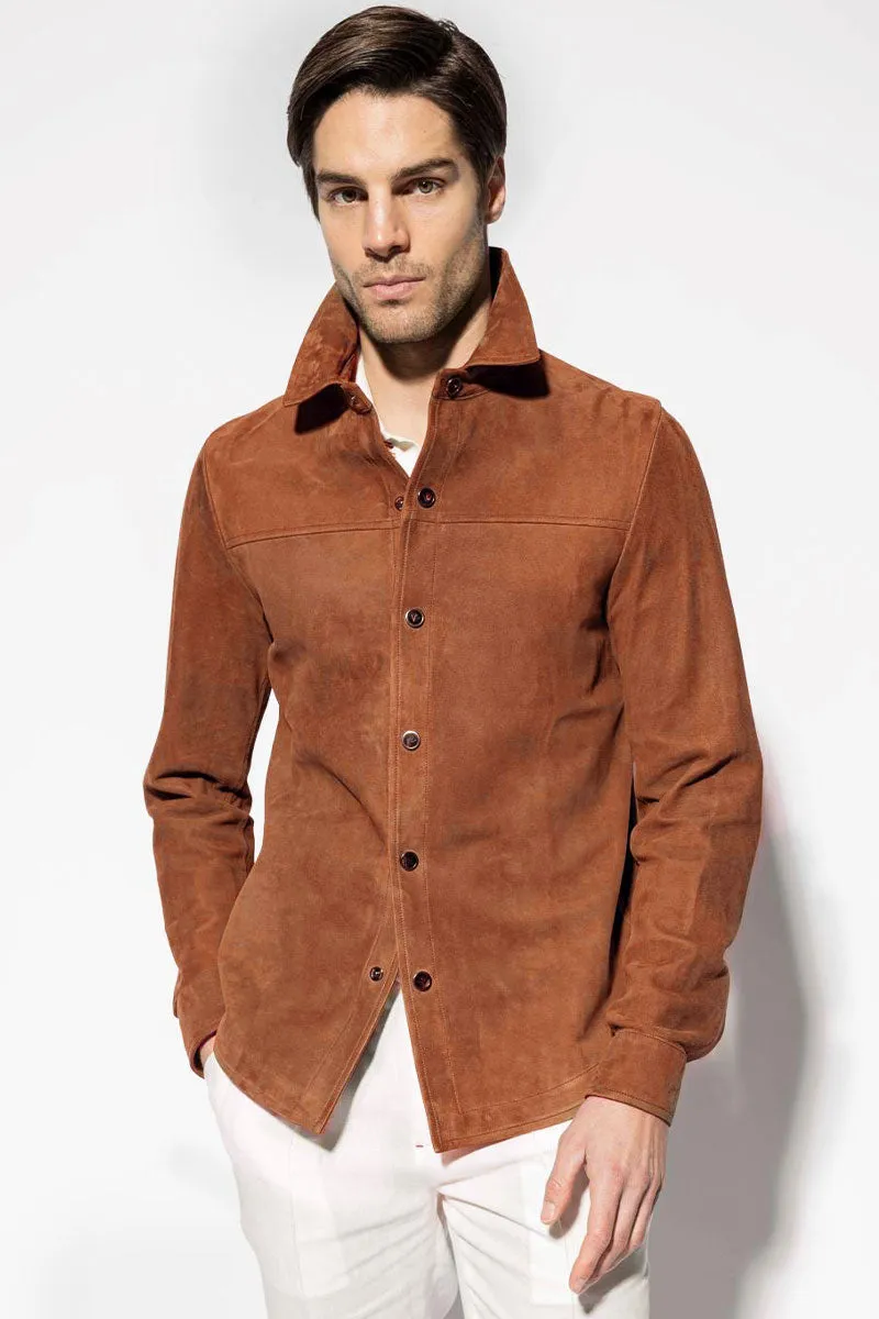 Suede Overshirt