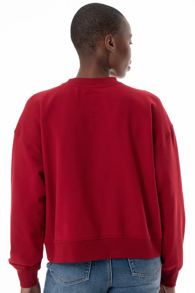 Sweat Top _ 145632 _ Red