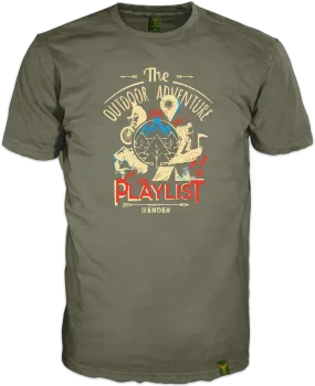 T-Shirt 14Ender® Playlist 2 earth green