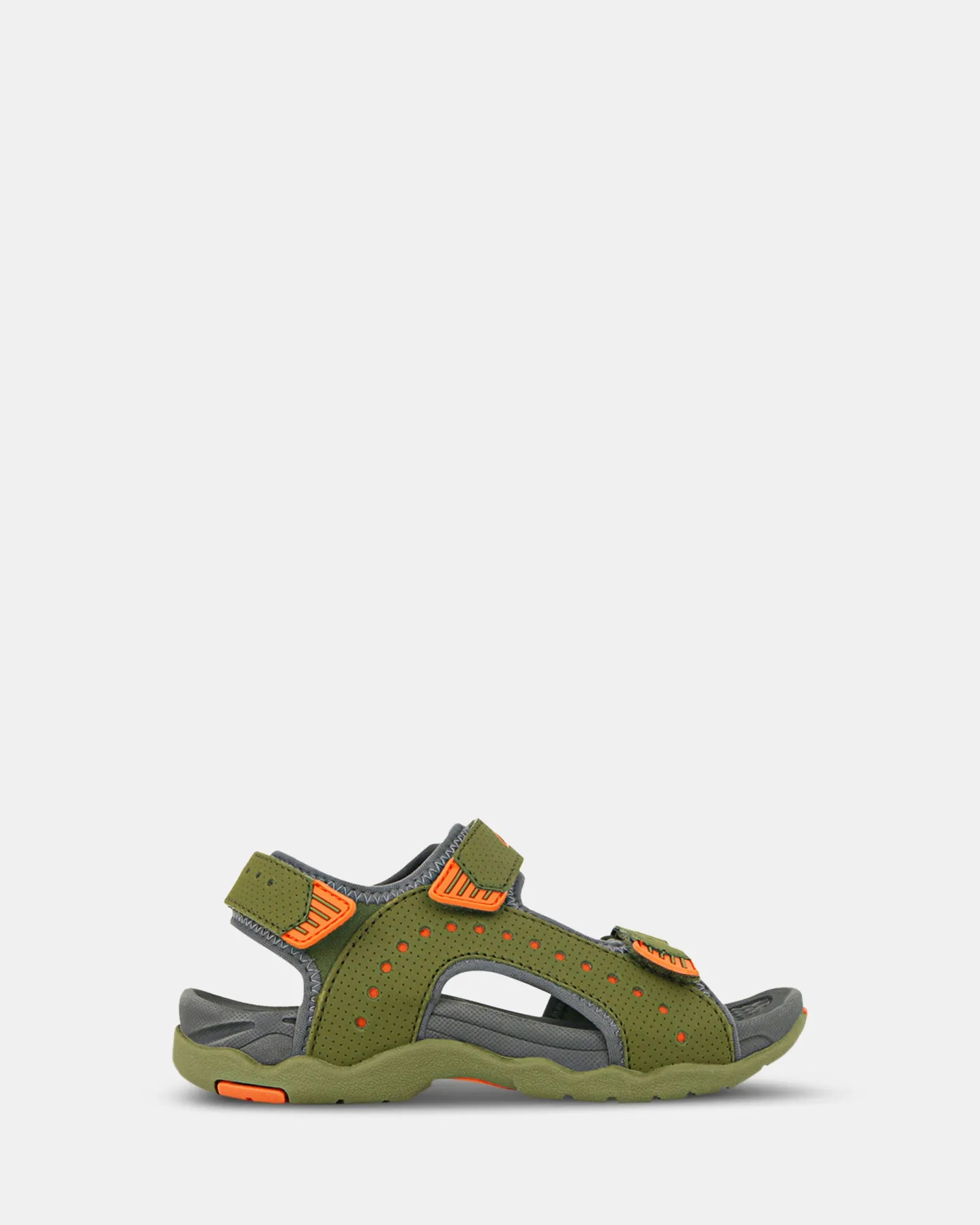 Terry  Dark Olive/Bright Orange