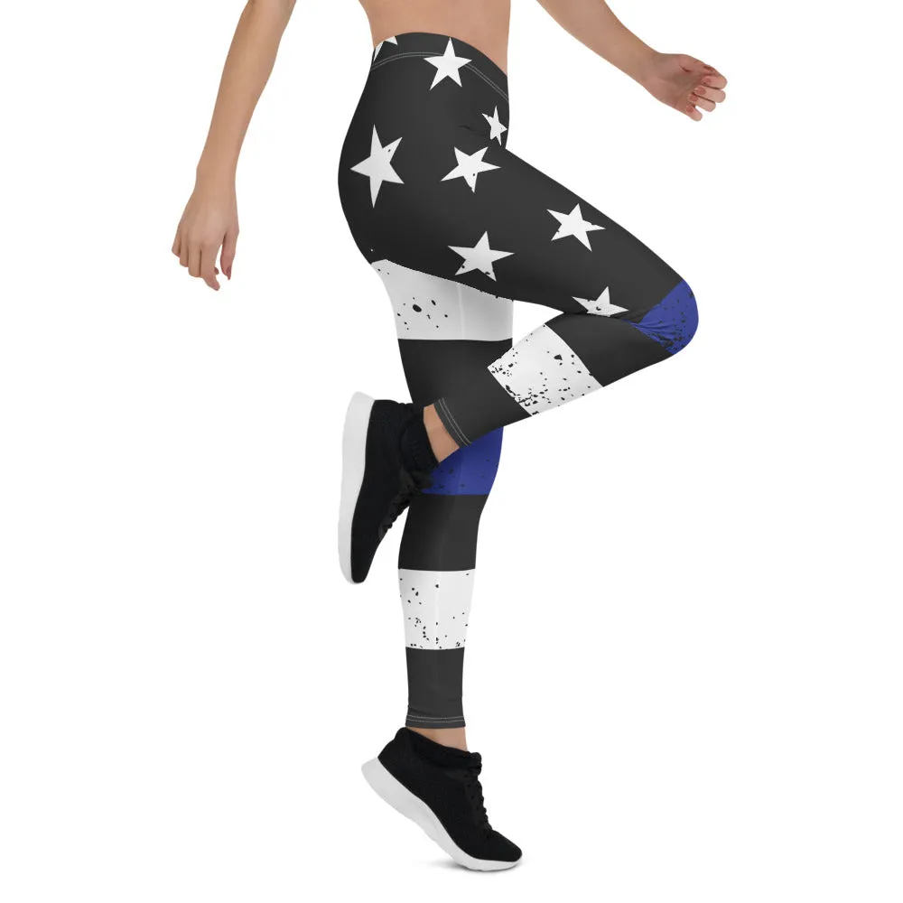 Thin Bue line Leggings