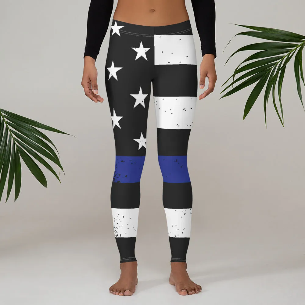 Thin Bue line Leggings