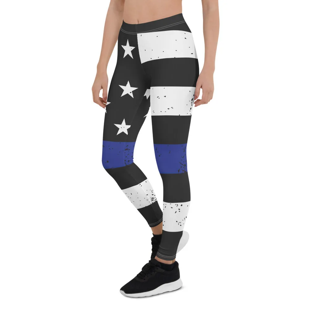 Thin Bue line Leggings