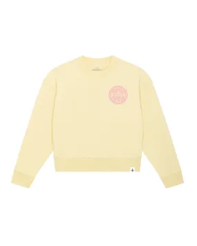 Time To Rise Cropped Crewneck - Butter