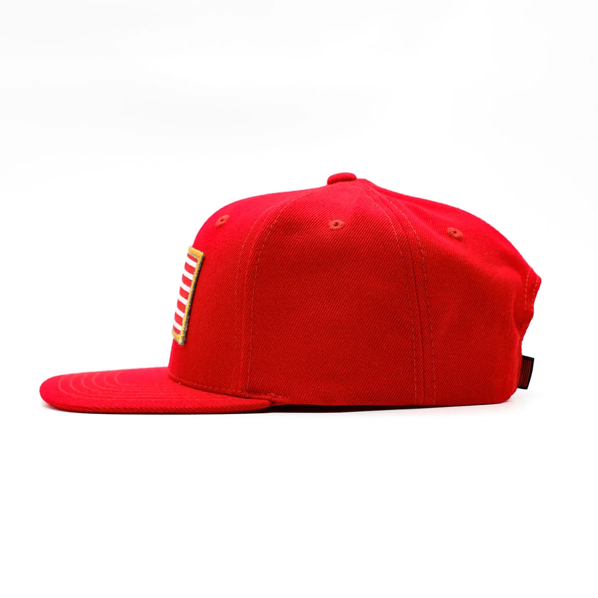 TMC Flag Patch Limited Edition Snapback - Red/Red/White