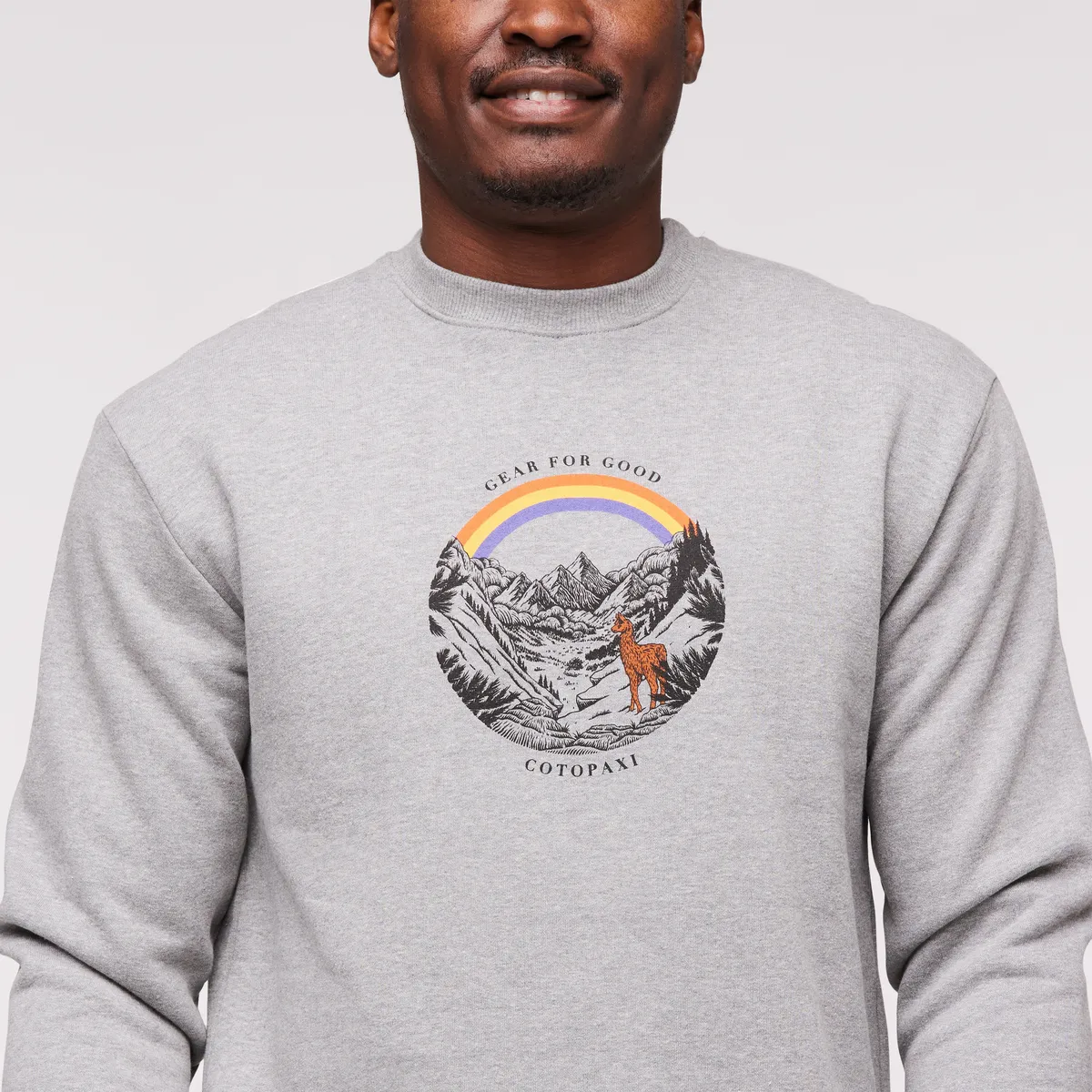 Traveling Llama Crew Sweatshirt - Men's