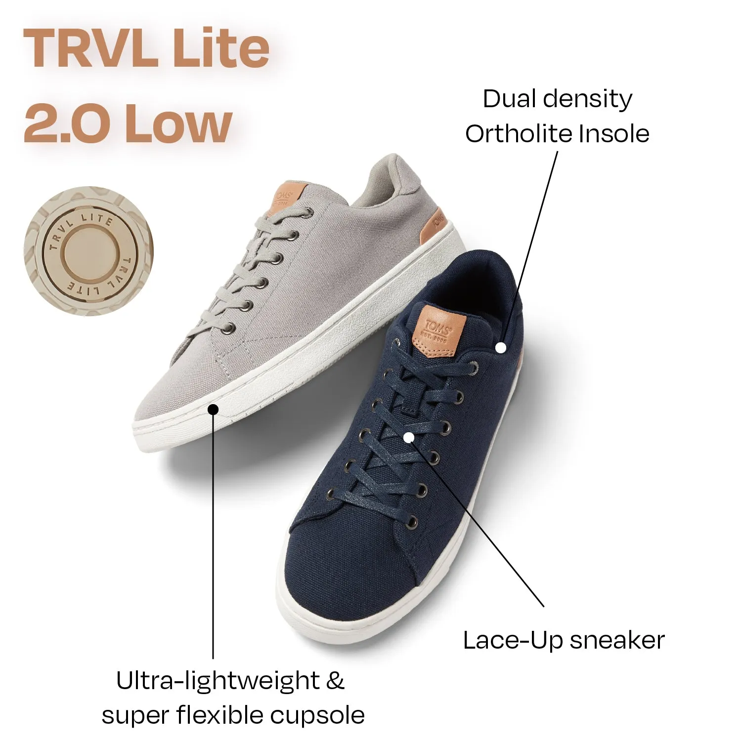 Trvl Lite Grey Casual Sneakers