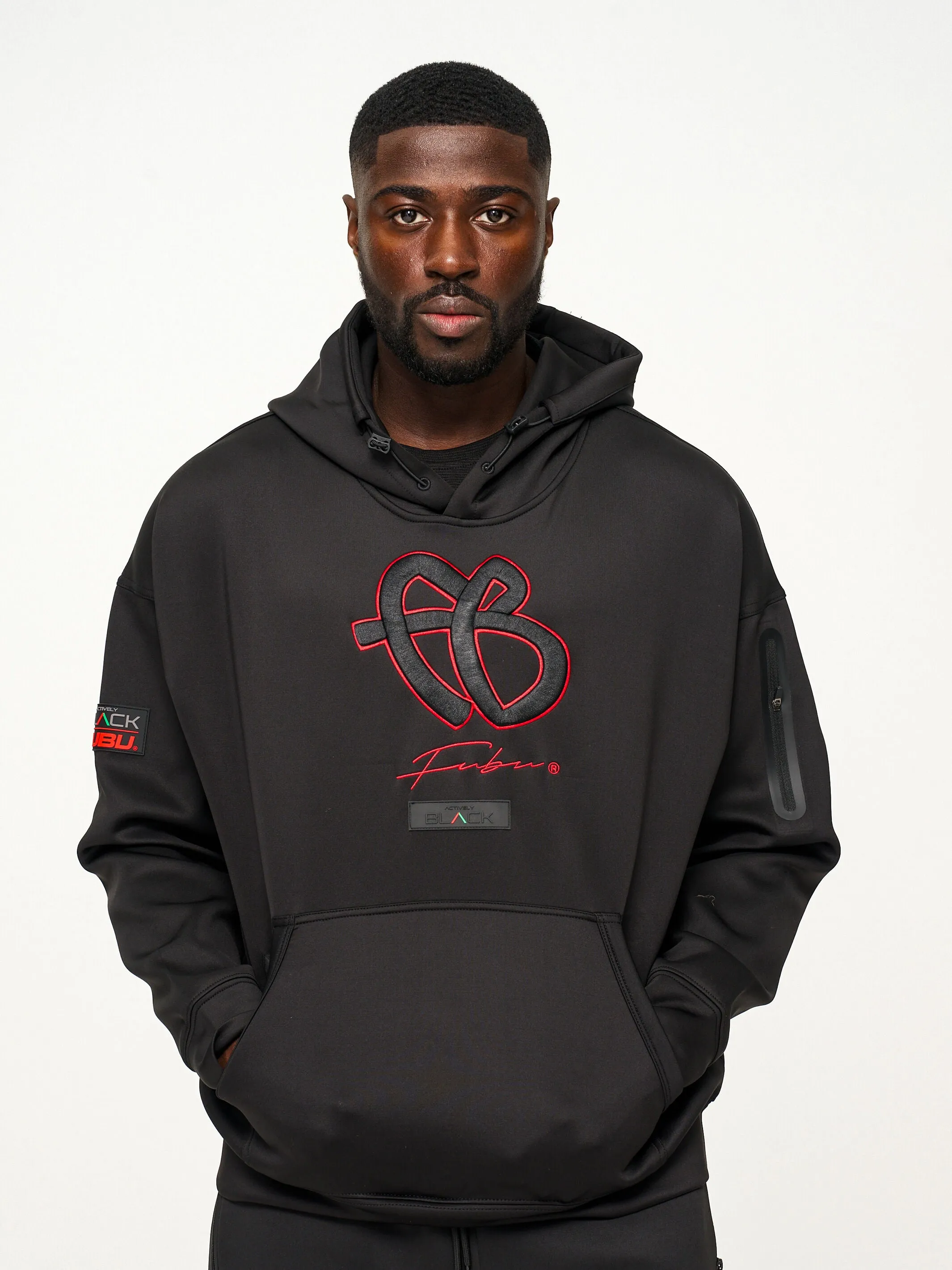 Unisex FUBU x Actively Black Hoodie