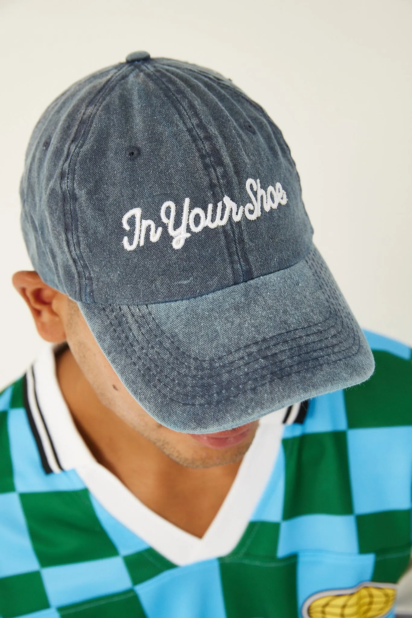 White IYS Grey Washed Cap