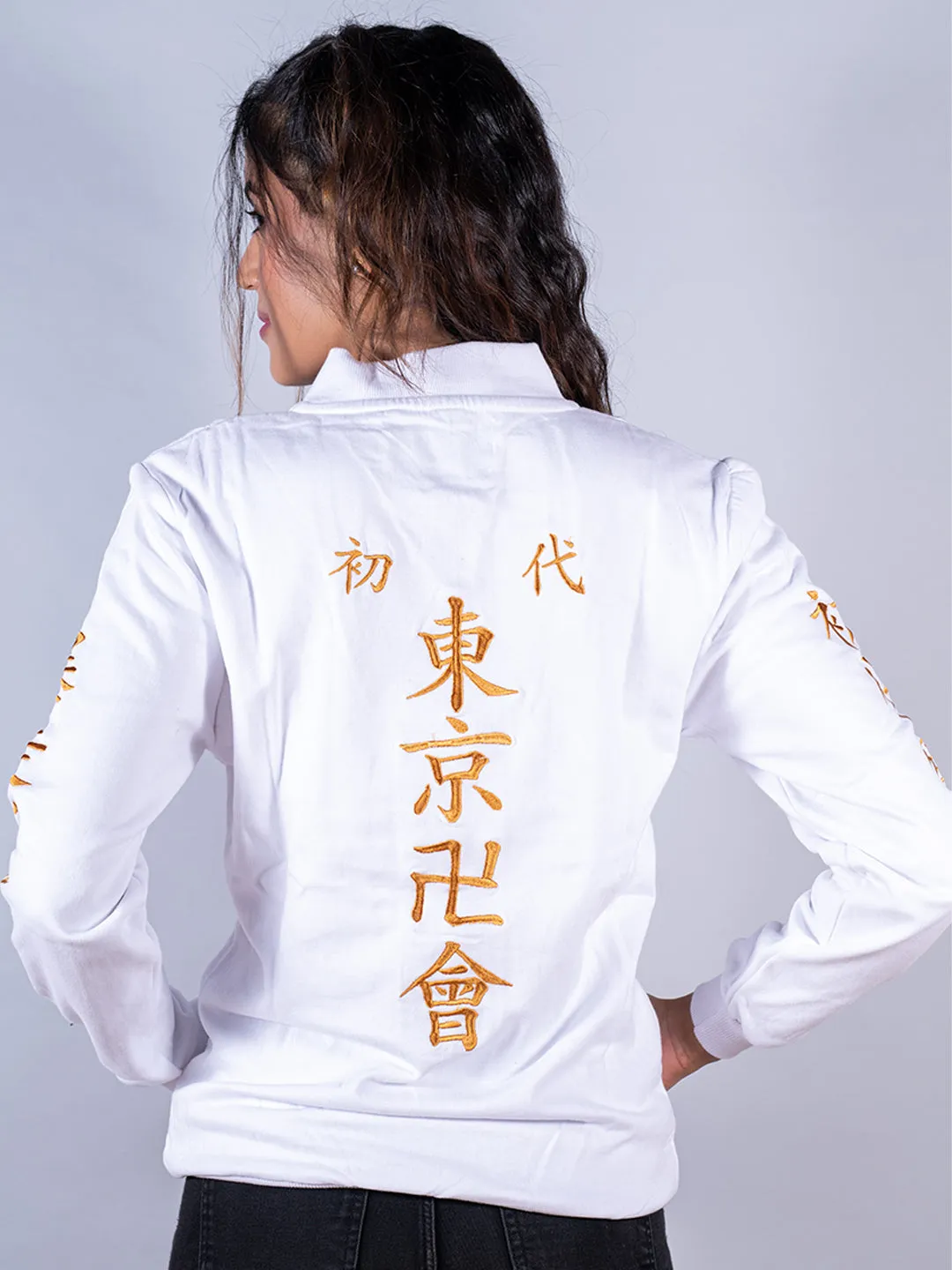 White Tokyo Manji Anime Jacket