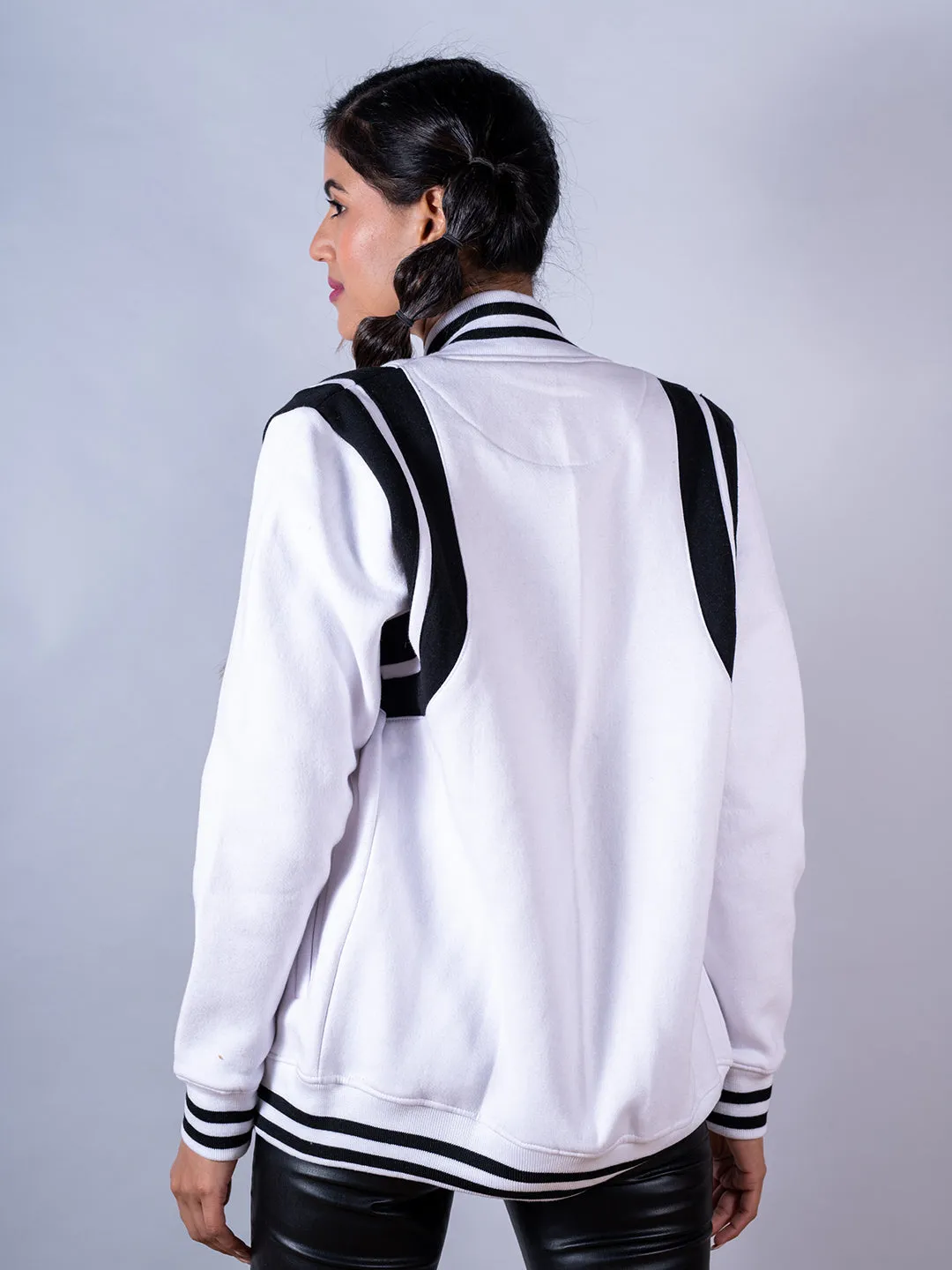 White Varsity Jacket