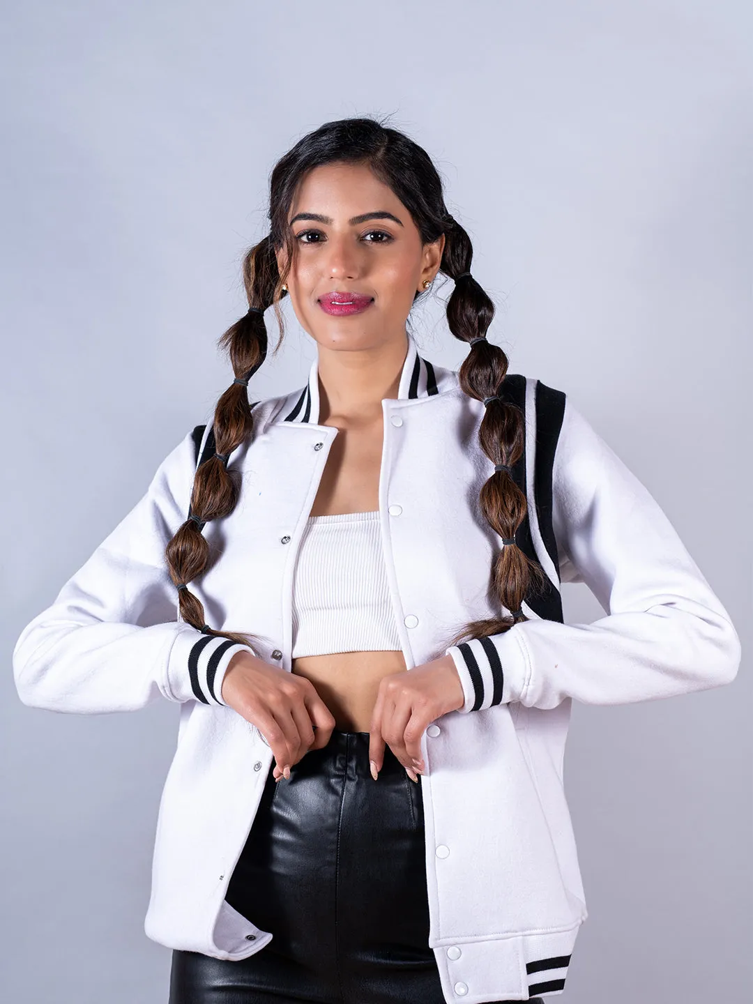 White Varsity Jacket