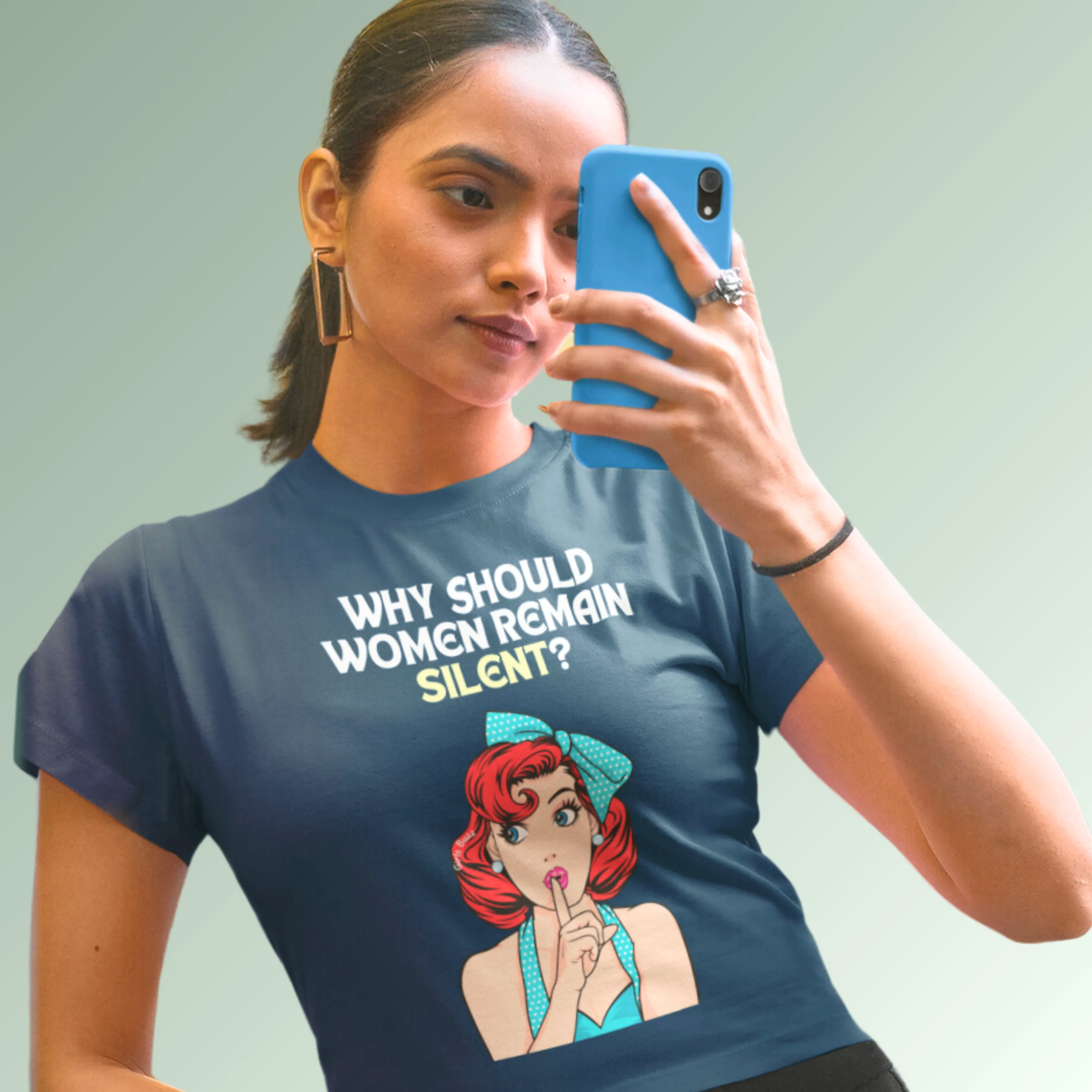 Why Should Women Remain Silent Crop Top