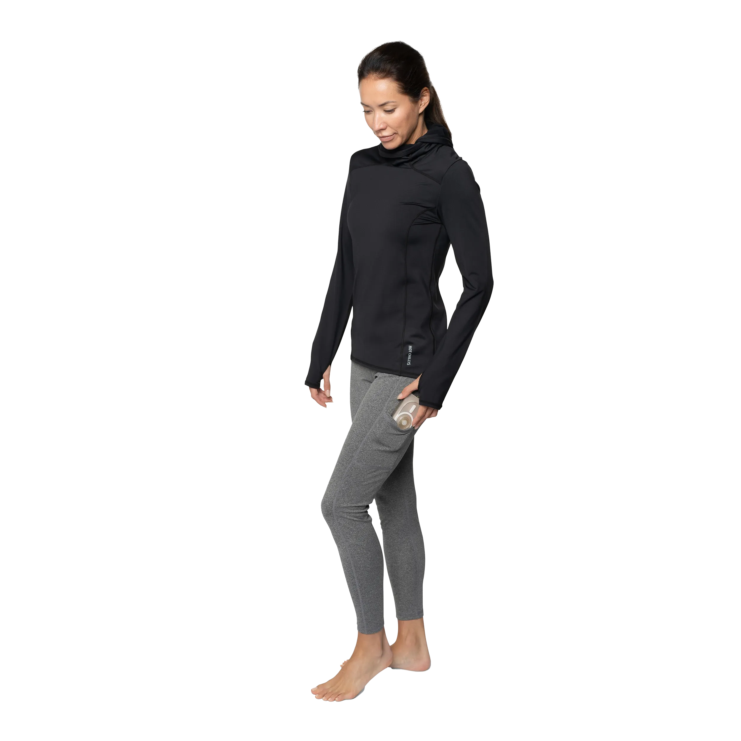 Women's Micro-Elite Chamois Pocket Legging - Granite