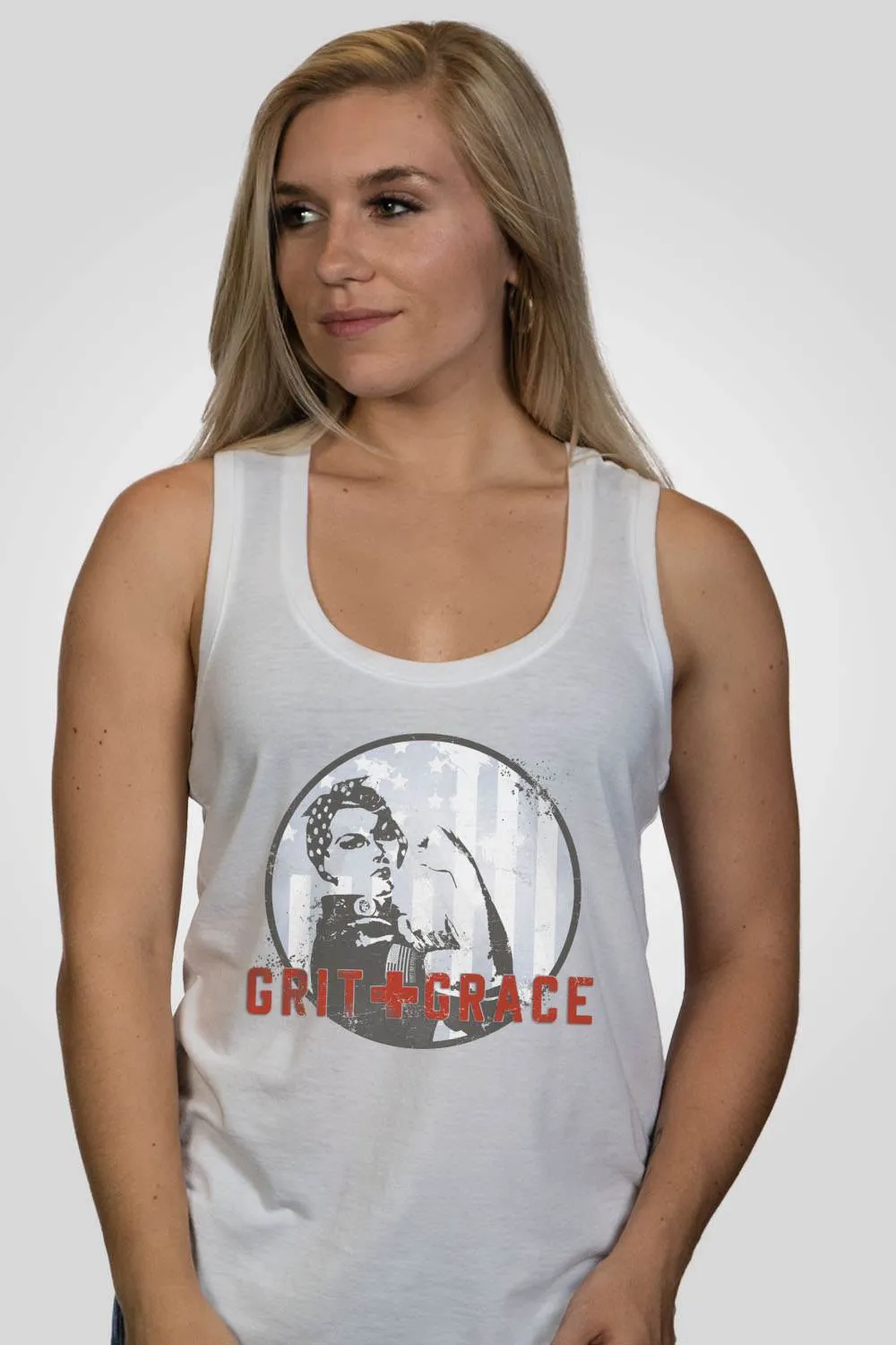 Women's Racerback Tank - Grit and Grace