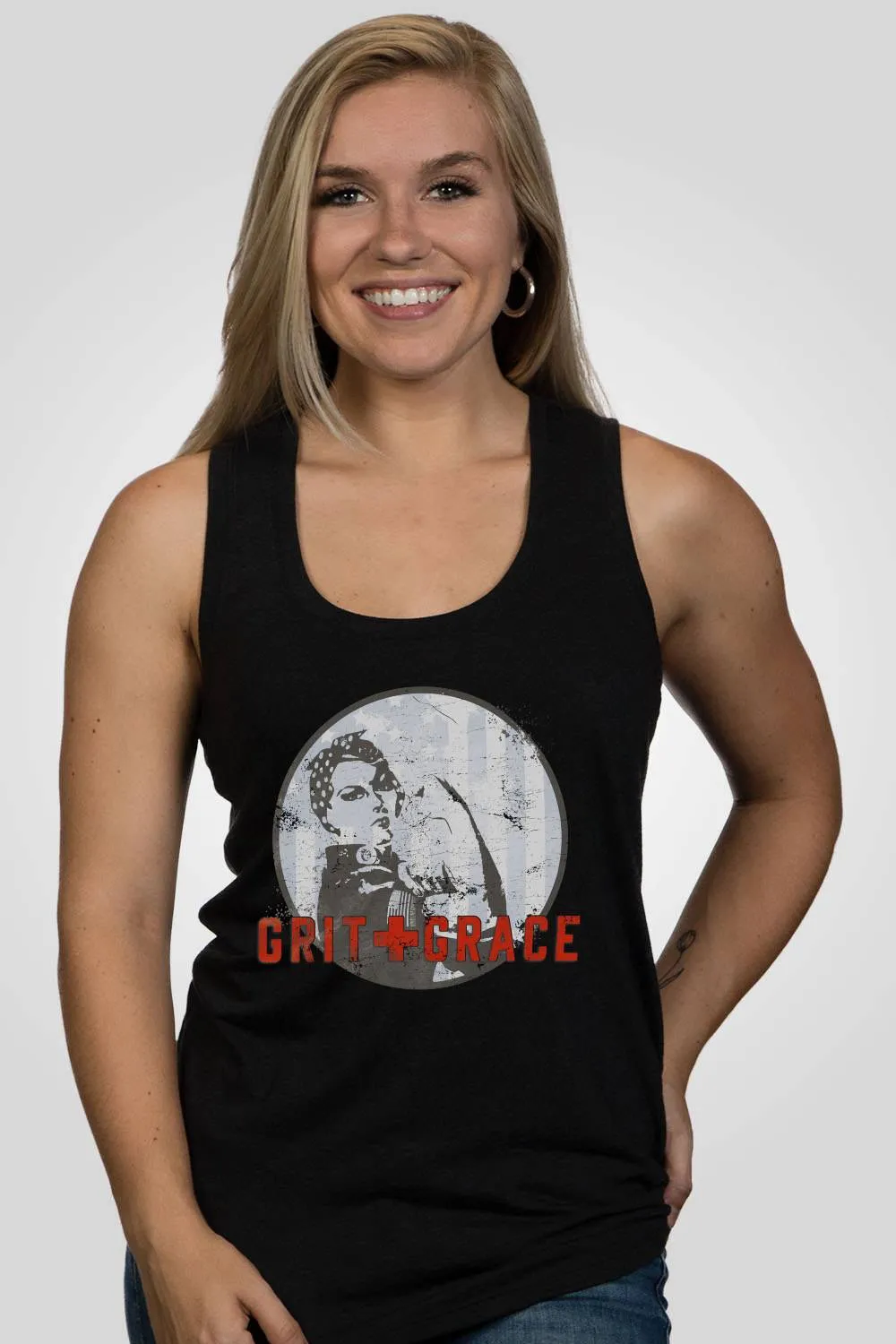 Women's Racerback Tank - Grit and Grace