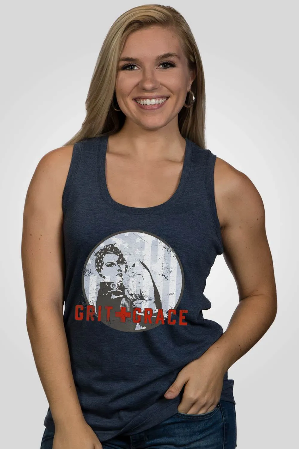 Women's Racerback Tank - Grit and Grace