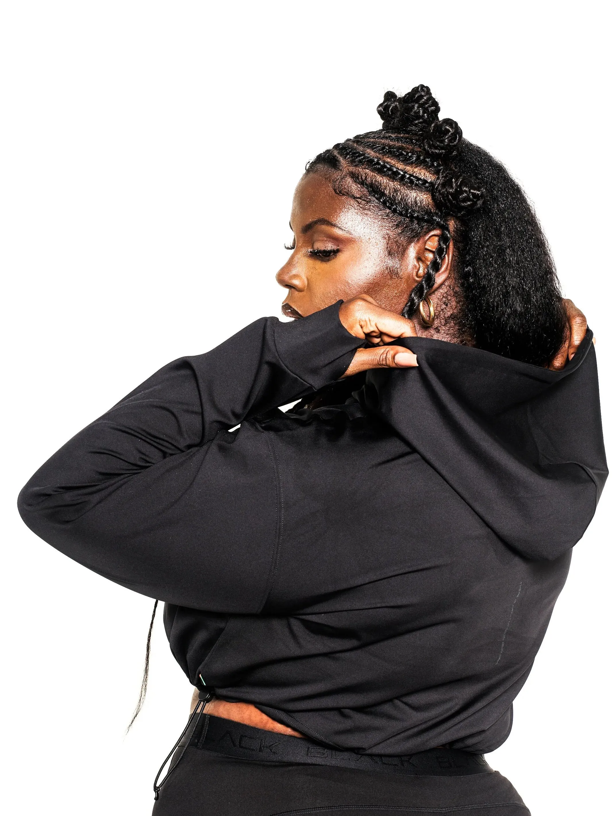 Women's Stealth Performance Crop Hoodie