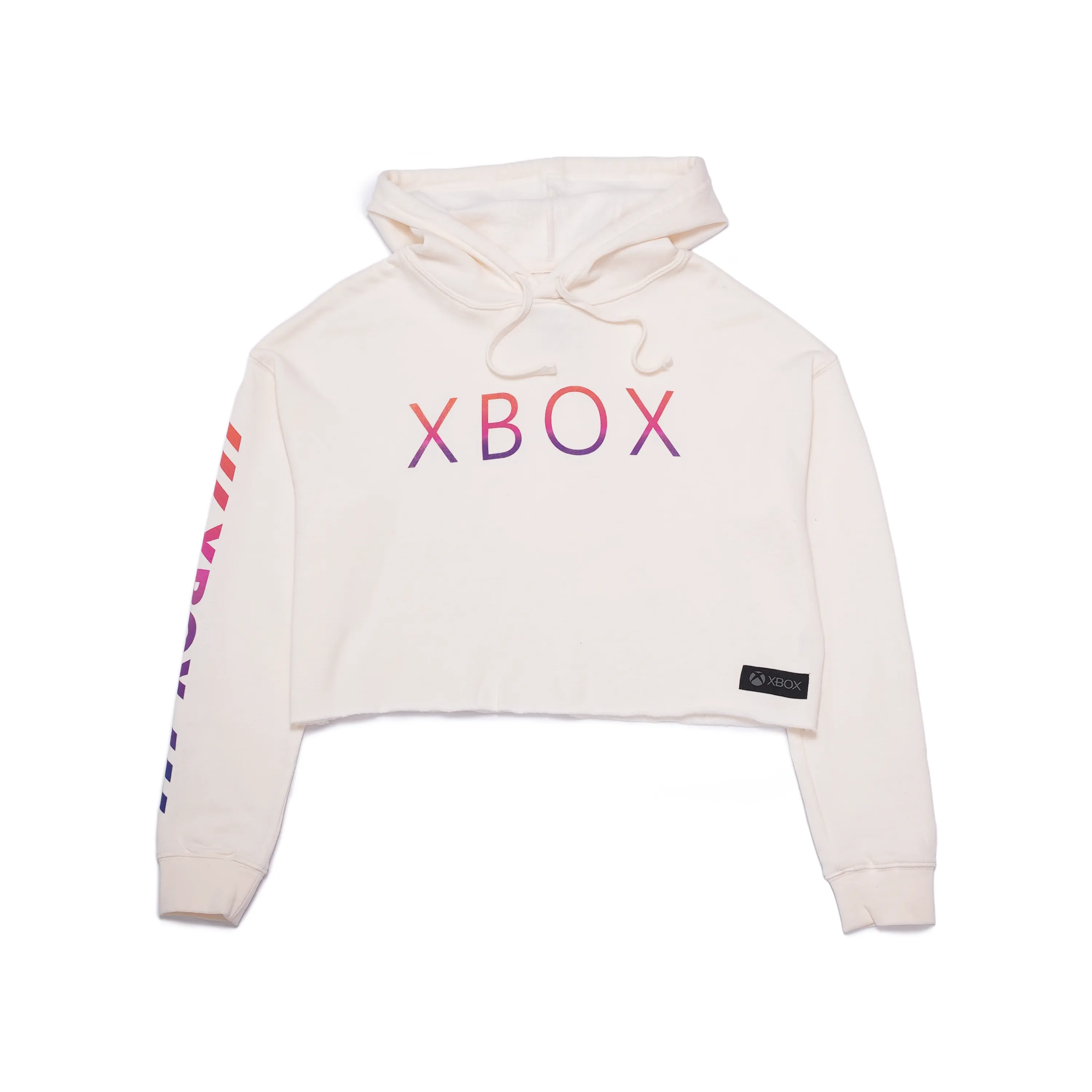 Xbox Sunset Cream Women's Crop Hoodie